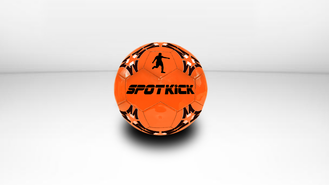 spotkick soccer ball, orange soccer ball