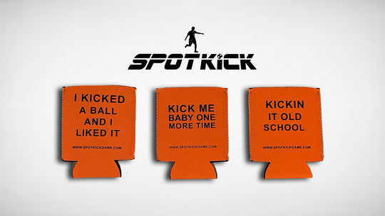 spotkick can coozie, spotkick can koozies