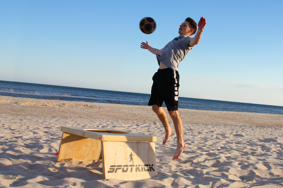 spotkick soccer game, soccer game, backyard soccer game