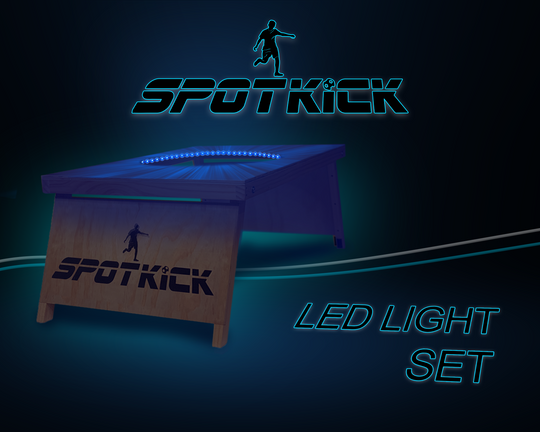 LED light set for nighttime spotkick use